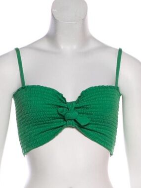Reformation knotted Bandeau Tube Crop Top - XS